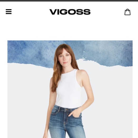 Vigoss Jeans mini denim skirt with buttoned back pockets - Picture 13 of 13